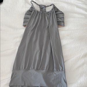 Gray Lulu Lemon Sports Bra Tank Top!